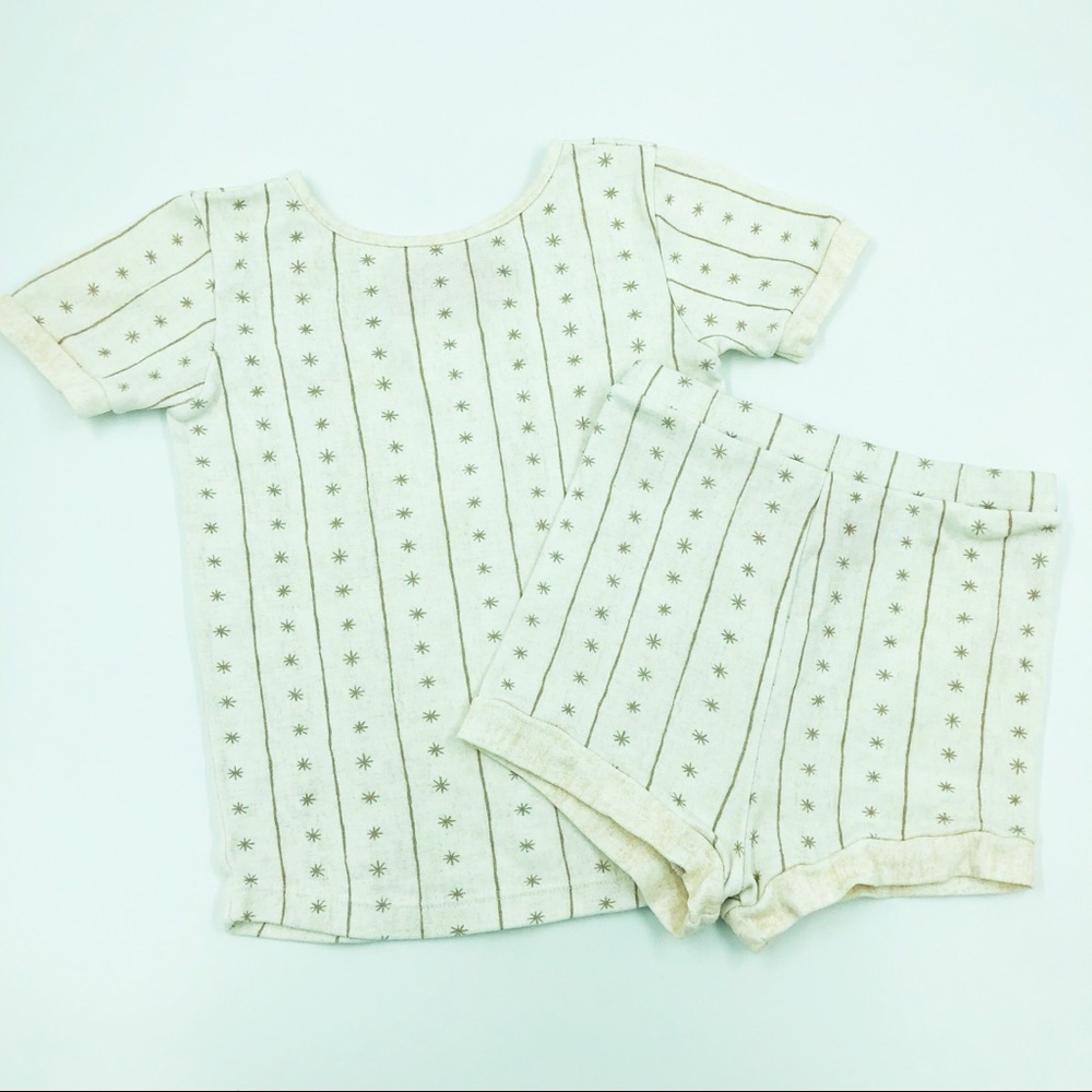 Wildling Oatmeal Star Pajamas